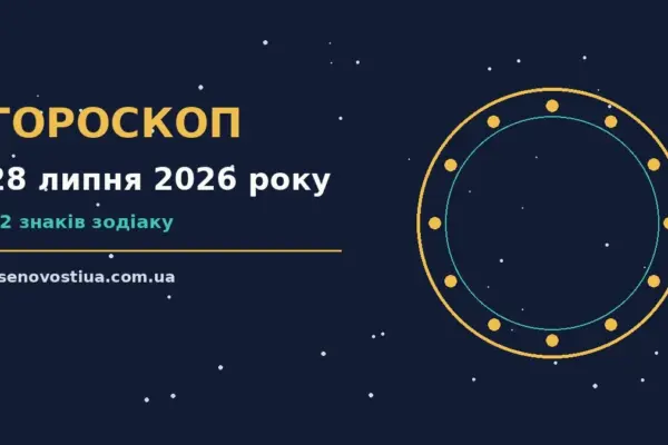 Гороскоп на 28 липня 2026 року: важливі сигнали дня для планів і важливих справ