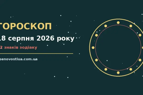 Гороскоп на 18 серпня 2026 року: важливі сигнали дня для планів і важливих справ