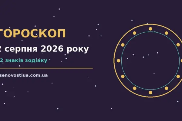 Гороскоп на 2 серпня 2026 року: важливі сигнали дня для планів і важливих справ