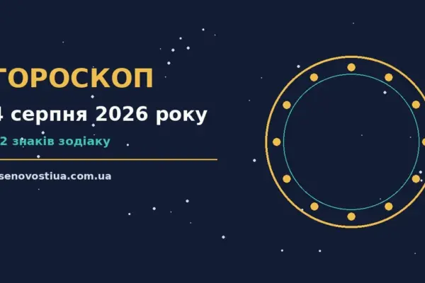 Гороскоп на 4 серпня 2026 року: важливі сигнали дня для планів і важливих справ