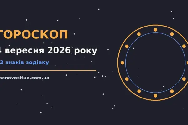 Гороскоп на 4 вересня 2026 року: важливі сигнали дня для планів і важливих справ
